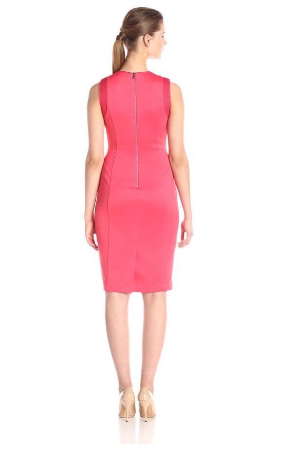 Calvin Klein Women's Sheath with Mesh Detail1