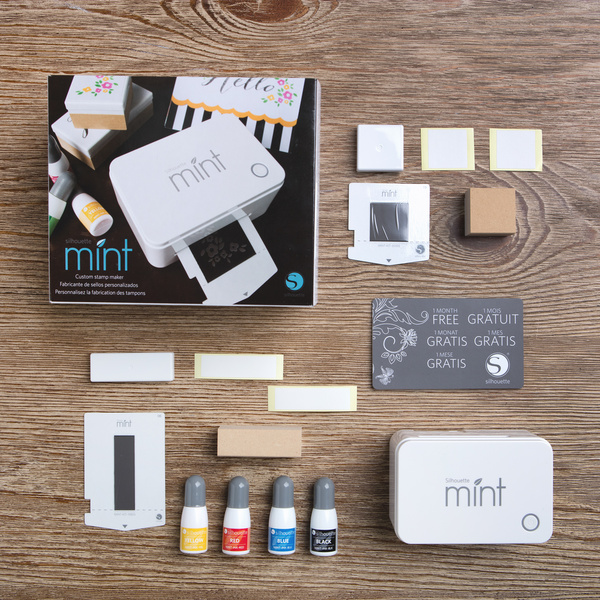 Silhouette Mint Stamp Kit & Ink Bottles