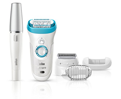 Braun Silk Epil 9 9-558 Wet & Dry Cordless Epilator with 5 Extras Attachments