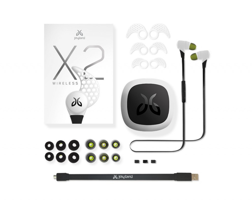 jaybird x2 premium wireless buds storm white