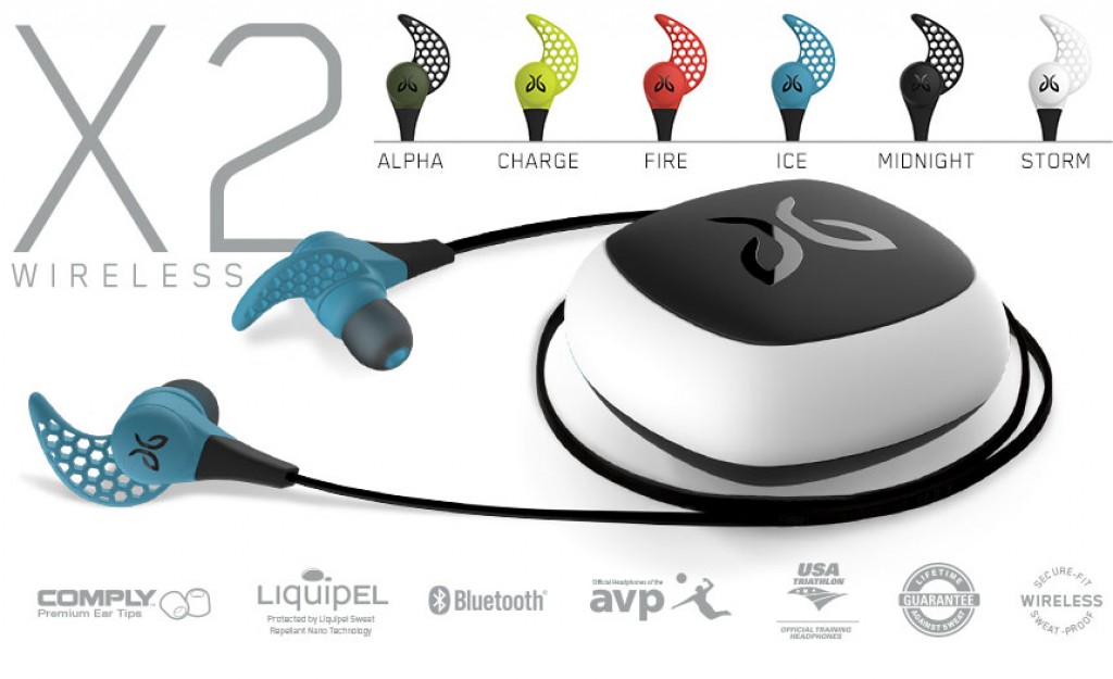 Jaybird X2 Wireless Bluetooth Headphones - Ice