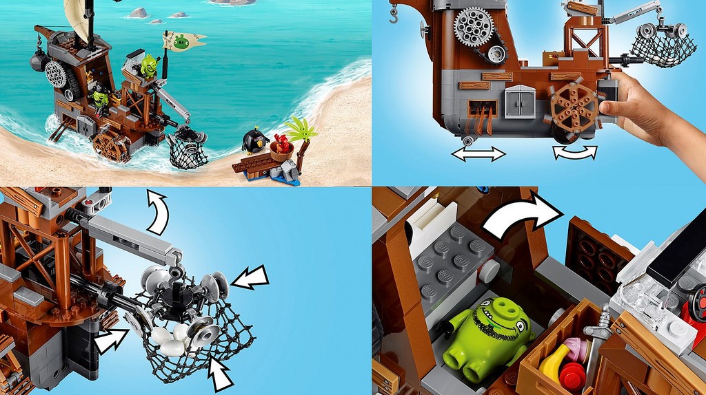 LEGO Angry Birds 75825 Piggy Pirate Ship