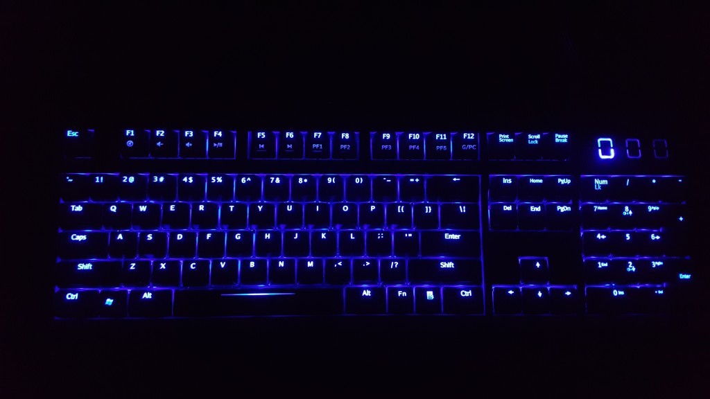 Rosewill Apollo RK-9100xB Mechanical Keyboard with Blue Backlight