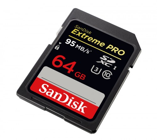 SanDisk Extreme PRO 64GB SDXC U3 Memory Card