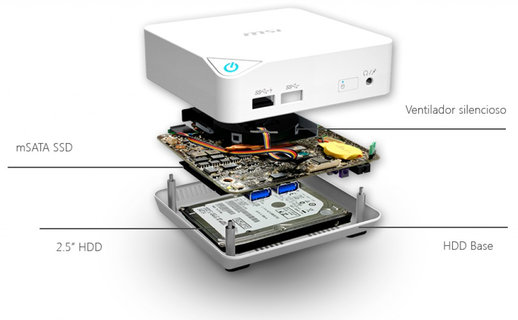 MSI CUBI-001BUS Cubi-Mini PC Kit