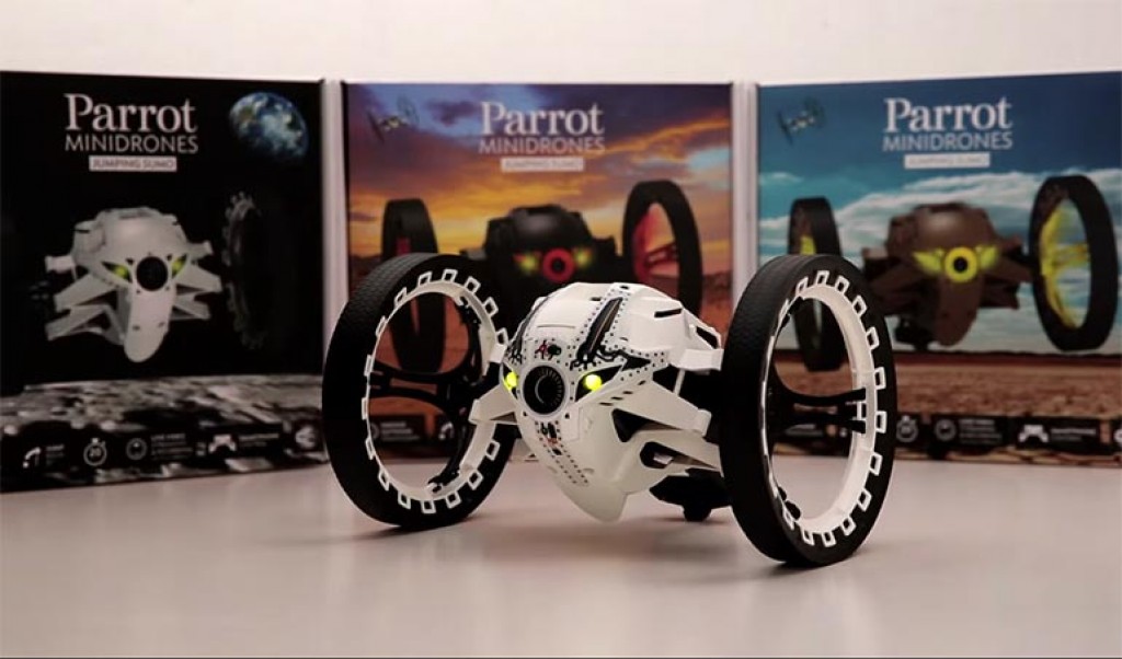 Parrot Mini Drone Jumping Sumo - White