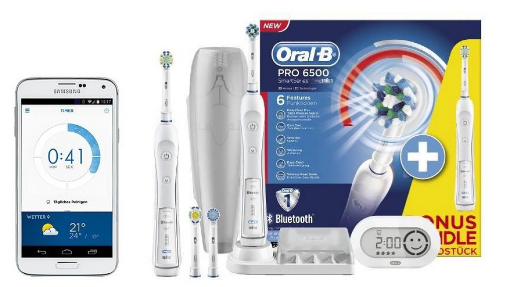 Oral-B Pro 6500 SmartsSeries Electric Toothbrush - Dual Handle Pack