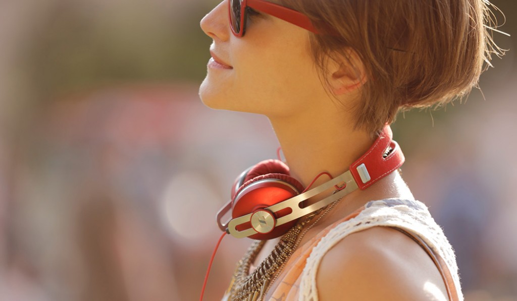 Sennheiser Momentum On-Ear Headphones - Red Wear