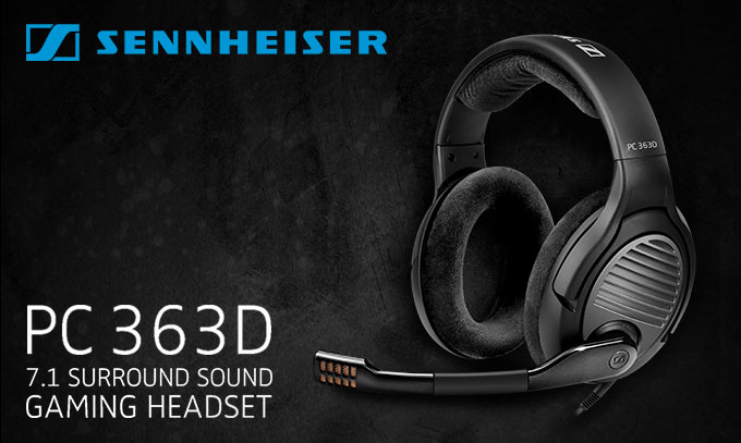 Sennheiser PC 363D Surround Sound Gaming Headset