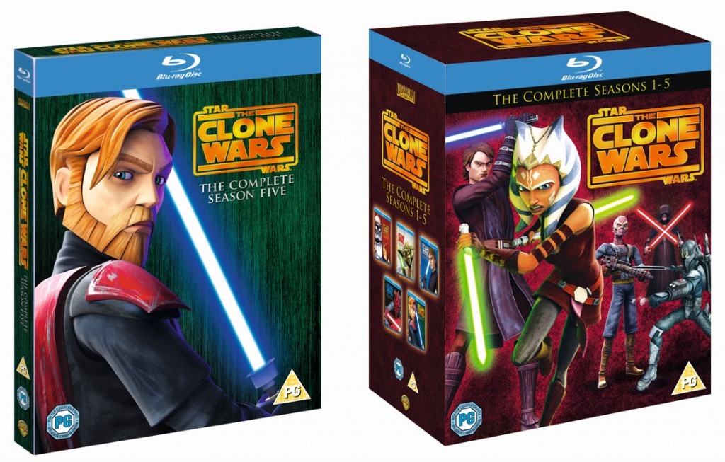 Star Wars Clone Wars Season 1-5 [Blu-ray] [Region Free]