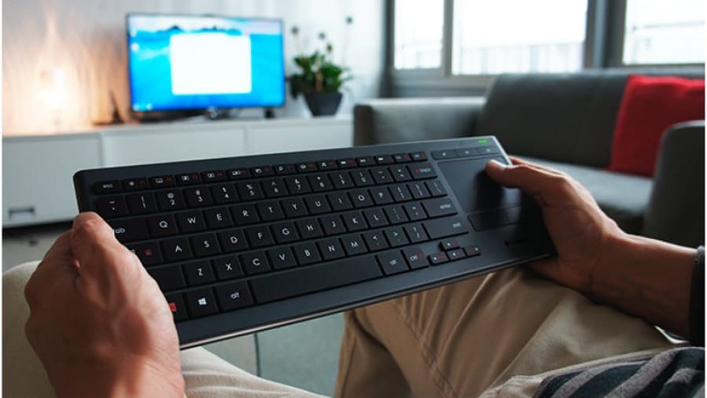 Logitech K830 Illuminated Living-Room Wireless Touchpad Keyboard