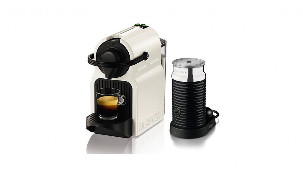 Nespresso Inissia Coffee Capsule Machine with Aeroccino3