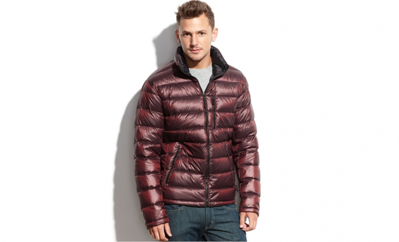 calvin klein men's packable down jacket